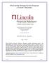 The Lincoln Managed Assets Program ( LMAP ) Brochure