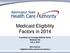 Medicaid Eligibility Factors in 2014