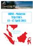 SHINE - Malaysia Trip FAQ s April 2015