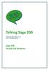 Talking Sage 200. talkingsage200.wordpress.com Sage 200 Period End Routines