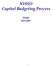NYISO Capital Budgeting Process. Draft 01/13/03