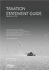 TAXATION STATEMENT GUIDE
