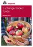 Exchange traded funds. Plain Talk Library