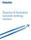 Taxation of Australian nationals working overseas