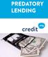 PREDATORY LENDING. credit. Predatory Lending