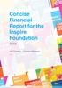 Concise Financial Report for the Inspire Foundation