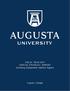 AUGUSTA UNIVERSITY TABLE OF CONTENTS For the Fiscal Year Ended June 30, 2017