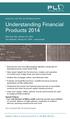 Understanding Financial Products 2014