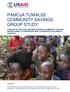 PAMOJA TUWALEE COMMUNITY SAVINGS GROUP STUDY