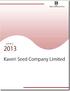 Kaveri Seed Company Limited. This is a licensed product of Ken Research and should not be copied