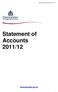 Statement of Accounts 2011/12