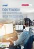 Cyber Insurance. How Insuretechs Can Unlock The Opportunity