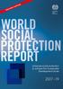 Executive summary. Universal social protection to achieve the Sustainable Development Goals