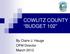 COWLITZ COUNTY BUDGET 102. By Claire J. Hauge OFM Director March 2013