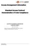 Access Arrangement Information. Standard Access Contract Demonstration of Code Compliance