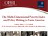 The Multi-Dimensional Poverty Index and Policy Making in Latin America