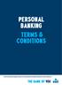 personal banking Terms & conditions