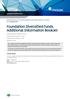 Foundation Diversified Funds Additional Information Booklet