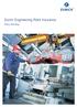 Zurich Engineering Plant Insurance. Policy Wording