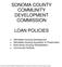 SONOMA COUNTY COMMUNITY DEVELOPMENT COMMISSION