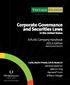 CORPORATE GOVERNANCE AND SECURITIES LAWS IN THE UNITED STATES A Public Company Handbook 2013 Edition