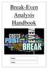 Break-Even Analysis Handbook