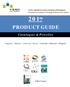 PRODUCT GUIDE. Catalogue & Pricelist. All prices are subject to change without prior notice. GMA Series