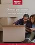 Down payment. savings solutions. Page 1. Est Member FDIC. Equal Housing Lender