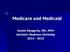 Medicare and Medicaid. Daniel Swagerty, MD, MPH Geriatric Medicine Clerkship