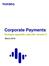 Corporate Payments. Example appendix, pain.001 version 2. March 2018