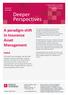 Deeper Perspectives. A paradigm shift in Insurance Asset Management