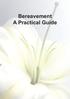 Bereavement A Practical Guide
