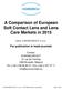 A Comparison of European Soft Contact Lens and Lens Care Markets in 2015