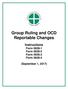 Group Ruling and OCD Reportable Changes