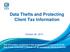 Data Thefts and Protecting Client Tax Information