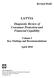 LATVIA. Diagnostic Review of Consumer Protection and Financial Capability. Revised Draft. Volume I Key Findings and Recommendations.