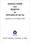 SERVICE TERMS and BENEFITS for OFFICERS OF GIC Re