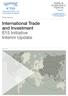 Global Agenda. International Trade and Investment E15 Initiative Interim Update