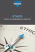 ETHICS CODE OF BUSINESS CONDUCT
