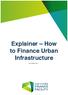 Explainer How to Finance Urban Infrastructure