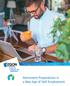 Cover. The Aegon Retirement Readiness Survey Retirement Preparations in a New Age of Self-Employment