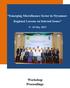 Emerging Microfinance Sector in Myanmar: Regional Lessons on Selected Issues May Workshop Proceedings