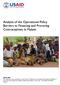 Analysis of the Operational Policy Barriers to Financing and Procuring Contraceptives in Malawi