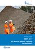 Mineral Products Association. AMPS th Annual Mineral Planning Survey Report