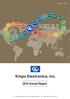 Kinpo Electronics, Inc Annual Report