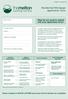Residential Mortgage application form