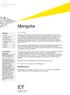 Mongolia. Mining and metals tax guide. A. Preface. B. Economic snapshot of Mongolia. Real GDP growth. June Contents.