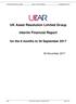 UK Asset Resolution Limited Group. Interim Financial Report