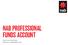 NAB PROFESSIONAL FUNDS ACCOUNT. Terms and Conditions Effective 14 November 2016