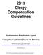 2013 Clergy Compensation Guidelines